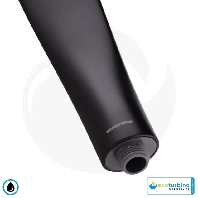 Handbrause Deluxe | Handduschkopf von ecoturbino® | schwarz
