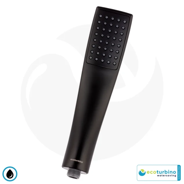 Handdusche Deluxe schwarz | ecoturbino®
